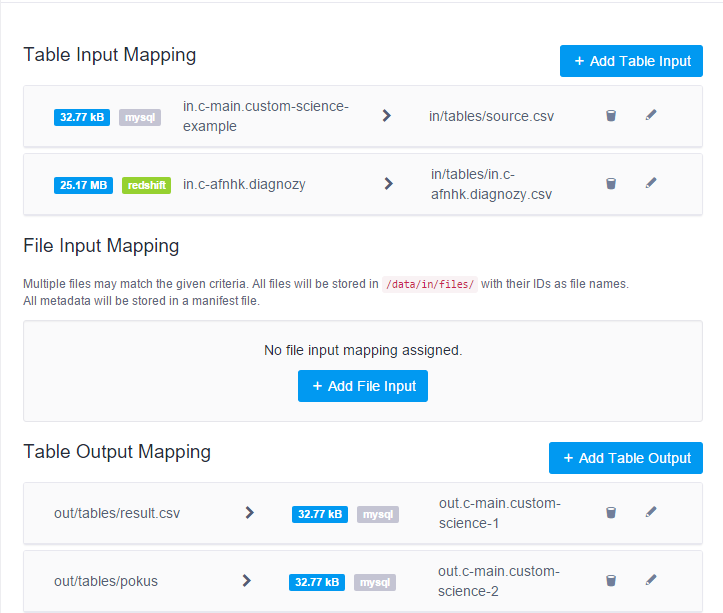 Dynamic mapping screenshot